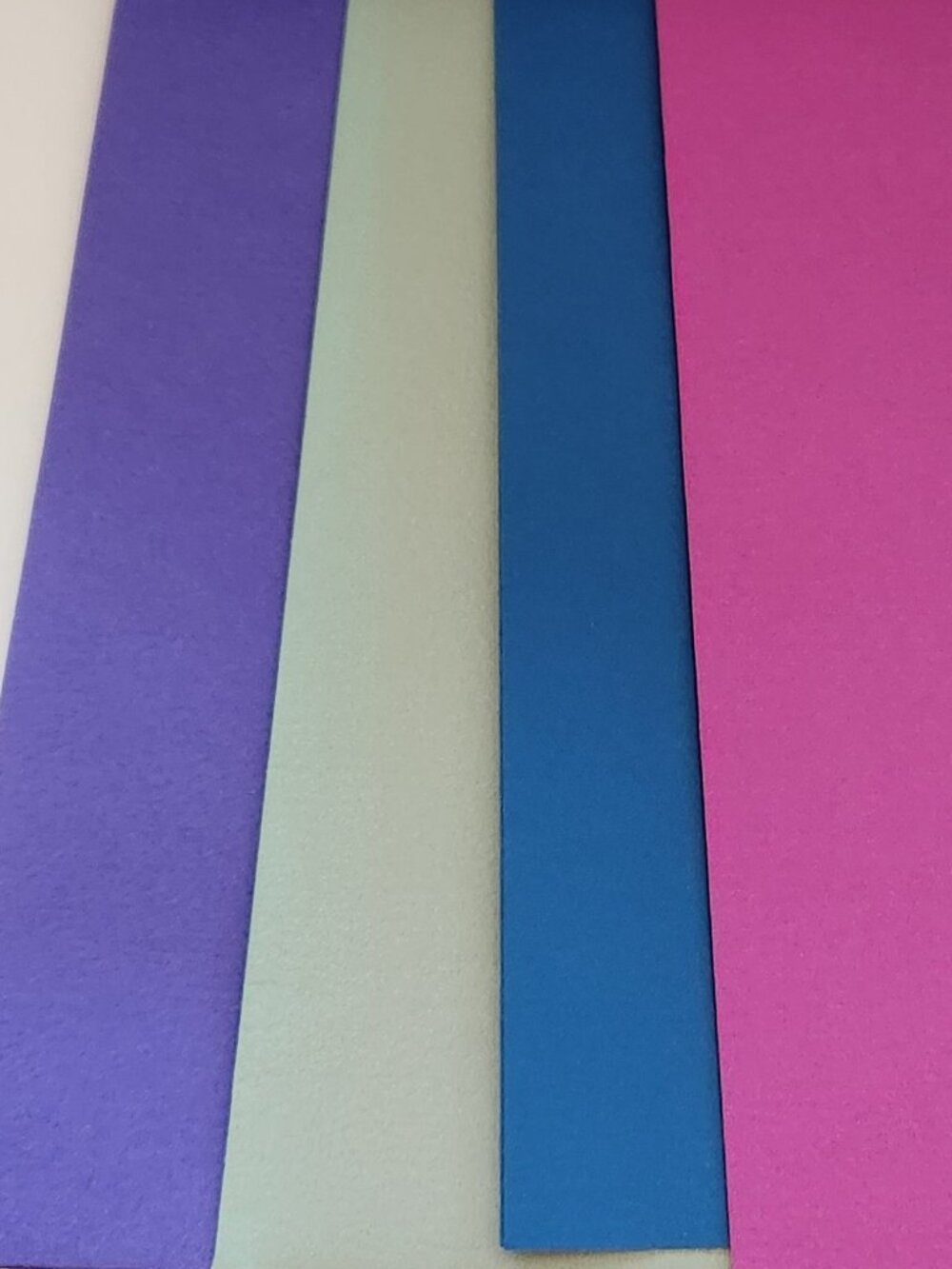 Lot of 10 paper folders various colors inside pockets NEW